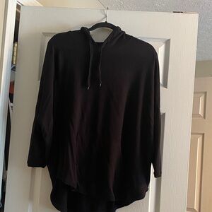 Lou & Grey Black Long Sleeve Hoodie Top